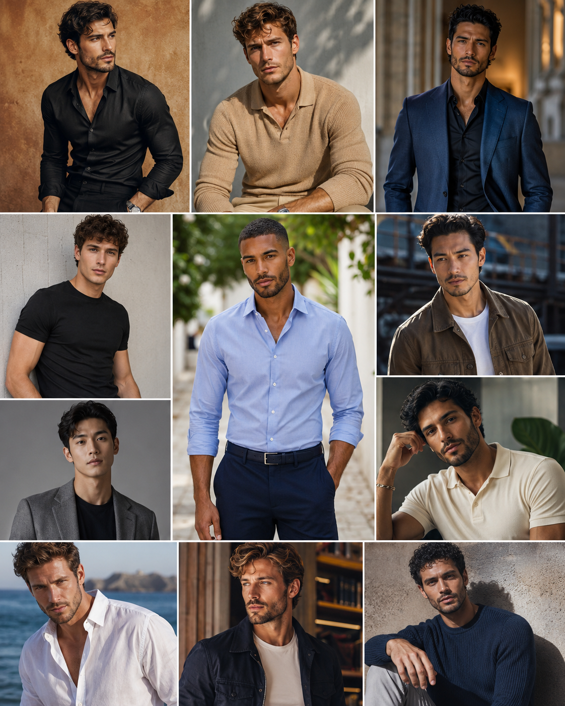 Male revue gallery photos appearing on multiple competing booking websites in Charleston